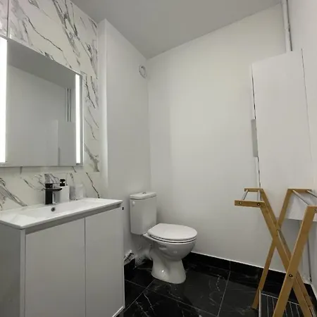 Le Bary - 10P - 100M2 - Gare - Parking Prive Gratuit Apartment Le Mans Exterior photo
